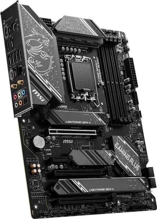 Материнская плата MSI Z790 GAMING PLUS WIFI [LGA 1700, Intel Z790, 4xDDR 5, 4xM.2, 3xPCI-E x16, Standard-ATX]