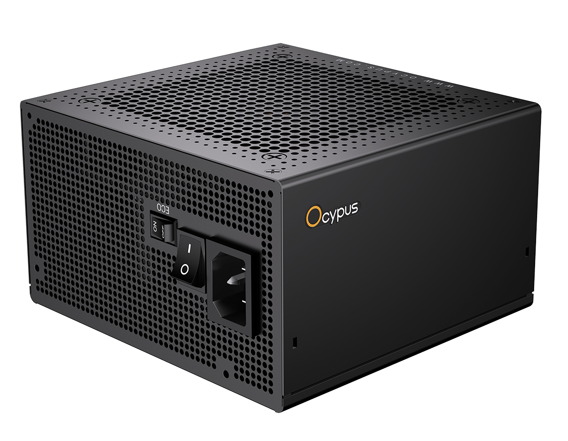 Блок питания Ocypus Iota P850 (Iota-P850-G1FFBK024X-EU) [850 Вт, 80 PLUS Gold, 8x SATA, 1 x 16 pin (12VHPWR), 3 x 6+2 pin PCIe, 2x 4+4 pin CPU, ATX]