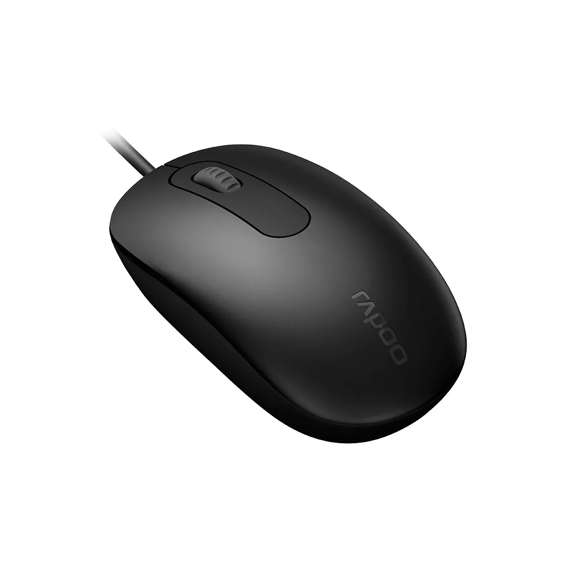 Мышь Rapoo N200 [проводная, светодиодная, 1600 DPI, черная]