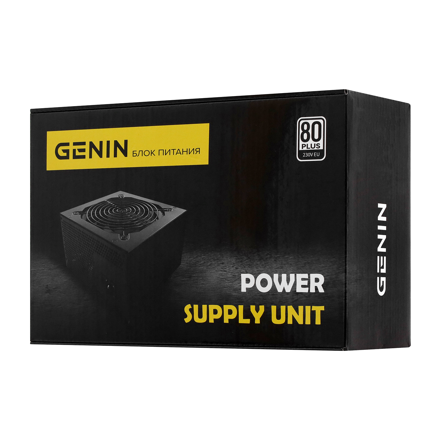 Блок питания Genin GENPSU750W [750 Вт, 80 PLUS Standart, 4x SATA, 2 x 6+2 pin PCIe, 1x 4+4 pin CPU, ATX]