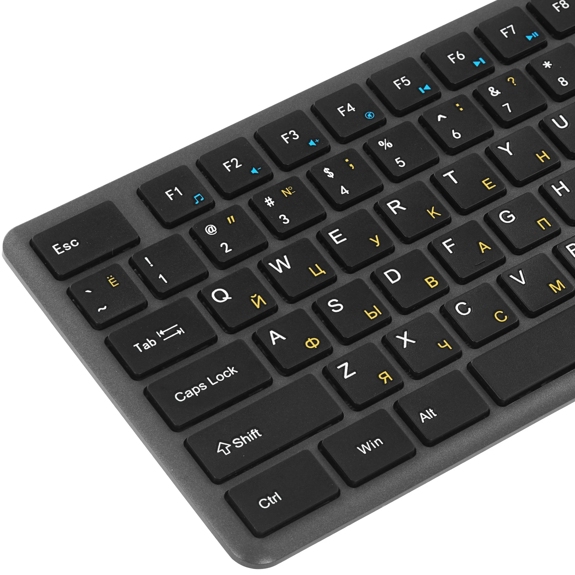 Клавиатура Gembird KB-8460 [ножничная, проводная, серая]