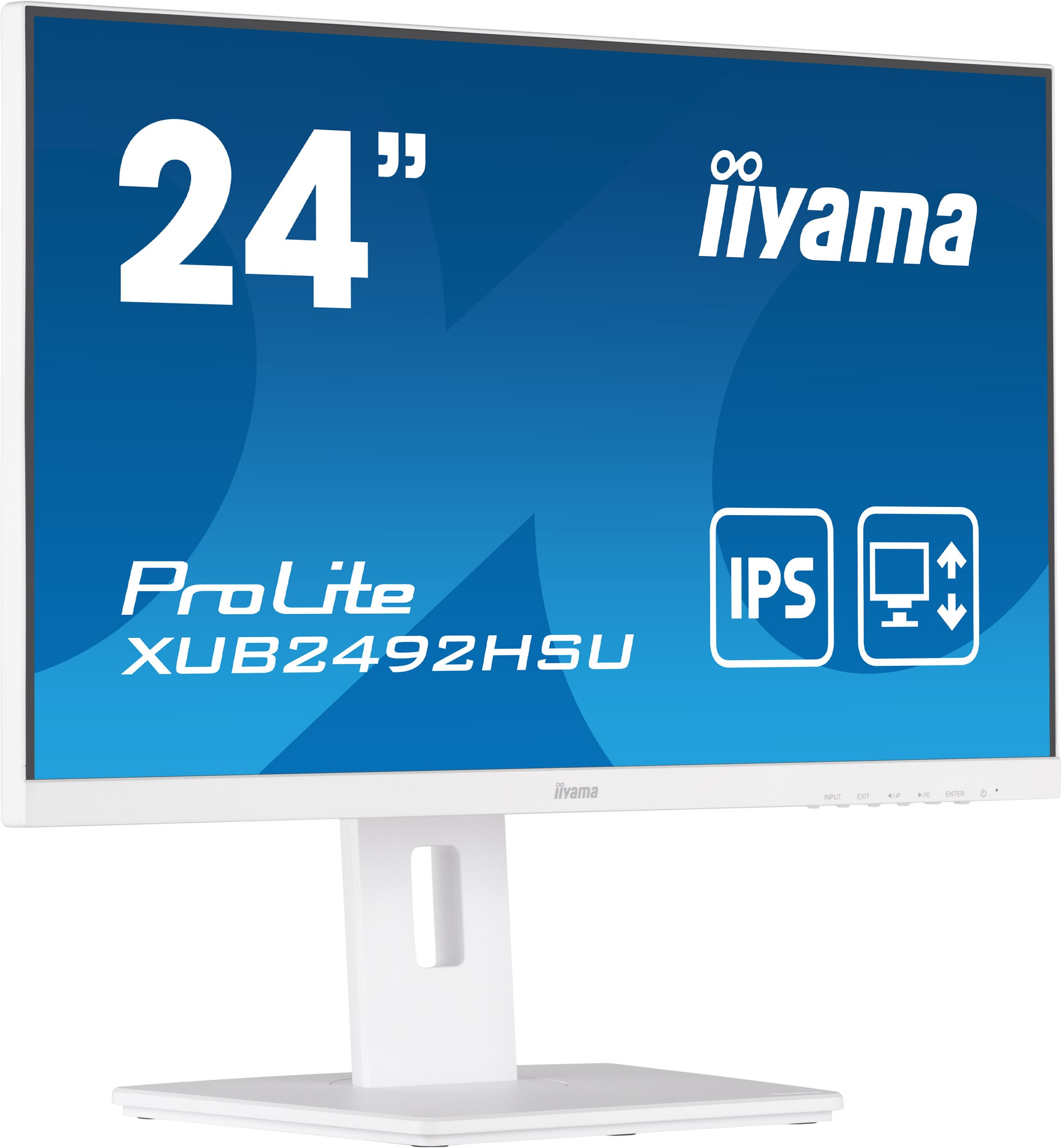 Монитор iiyama PROLITE XUB2492HSU-W5 [23.8" IPS, 1920x1080, 75 Гц, 4 мс, VGA (D-Sub), HDMI, DisplayPort]