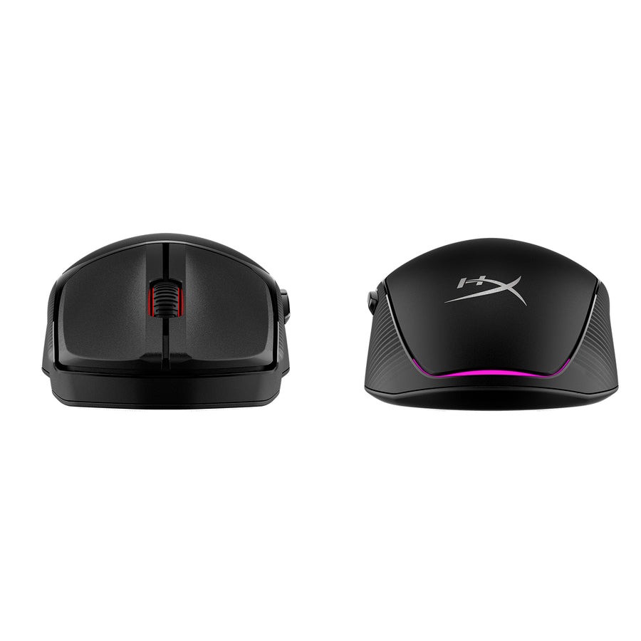 Мышь HyperX Pulsefire Fuse (A1KY6AA) [беспроводная, светодиодная, 12000 DPI, 1000 Гц, подсветка, черная]