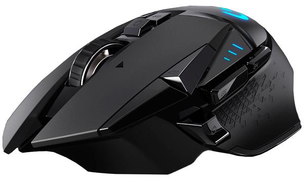 Мышь Logitech G502 Lightspeed Wireless (910-005567), [беспроводная, светодиодная, 16000 DPI, 1000 Гц, подсветка]