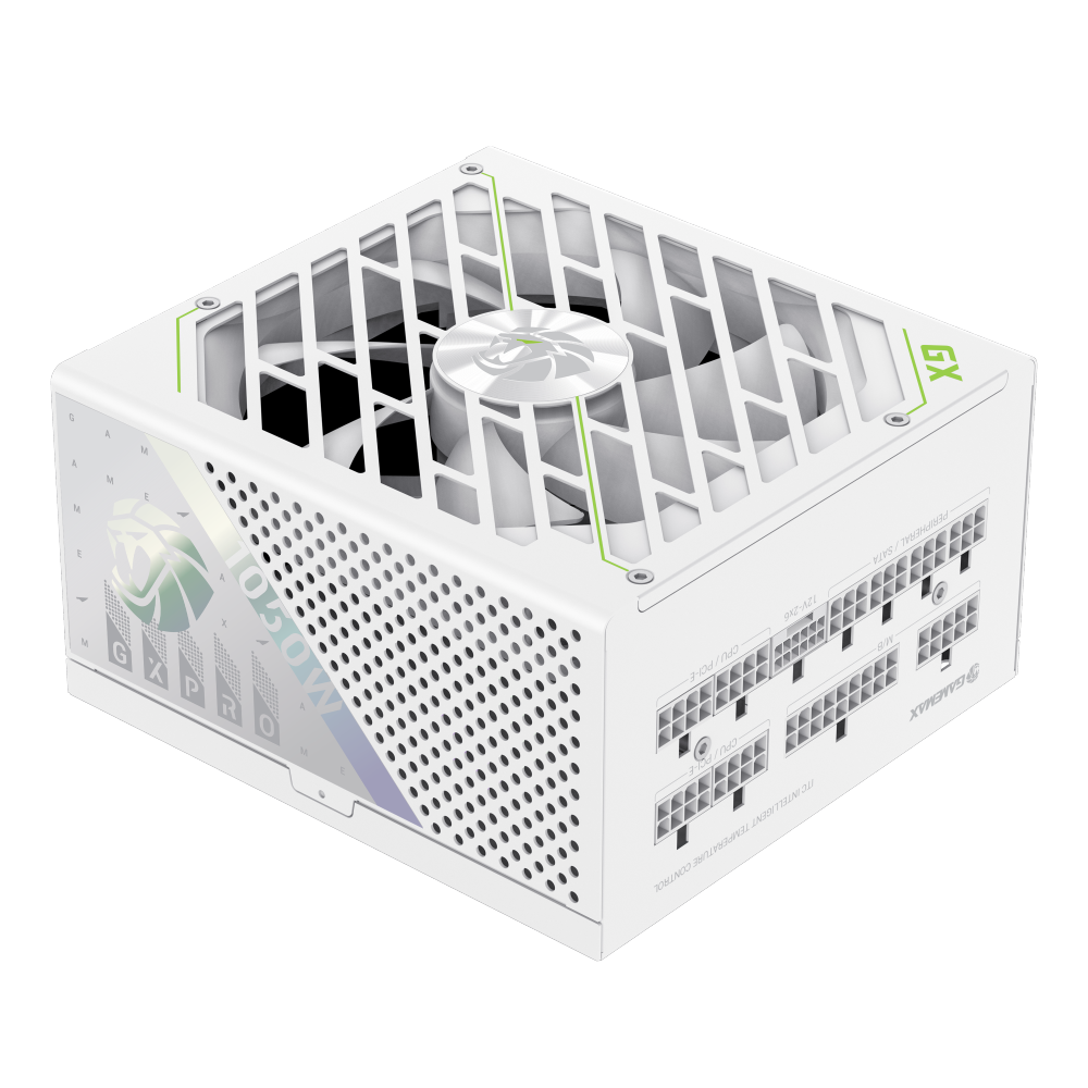 Блок питания GameMax GX PRO 1050G Gold (2121-1050B0030) [1050 Вт, 80 PLUS Gold, 10x SATA, 1 x 16 pin (12VHPWR), 4 x 6+2 pin PCIe, 2x 4+4 pin CPU, ATX]