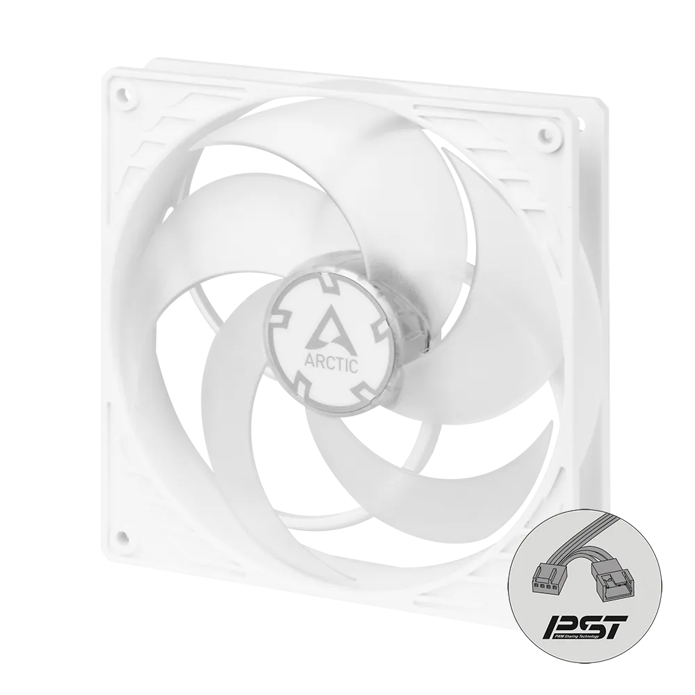Вентилятор для корпуса Arctic Cooling P14 PWM PST WH [140 мм, 1700 об/мин, 72.8 CFM, 28 дБ, PWM]