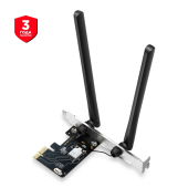 Сетевой адаптер беспроводной PCIe AX3000 Mercusys MA86X Bluetooth 5.2 Wi-Fi 6 - купить в интернет-магазине Forcecom.kz Сетевой адаптер беспроводной PCIe AX3000 Mercusys MA86X Bluetooth 5.2 Wi-Fi 6