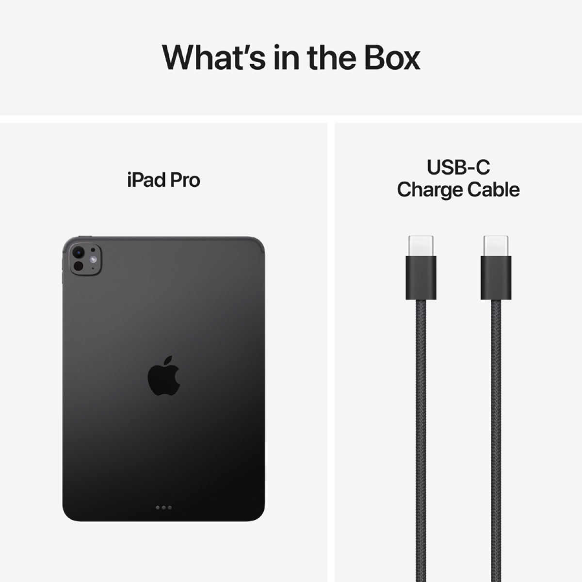 Планшет Apple 11" iPad Pro M5 Wi-Fi 512GB (MDWM4QA/A) Стандартное стекло, Черный космос, Model A3357