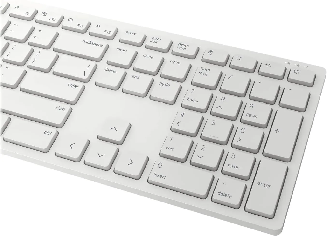 Клавиатура + мышь Dell KM5221W (580-AKFB) [Мембранная, беспроводная, клавиш -, белая]