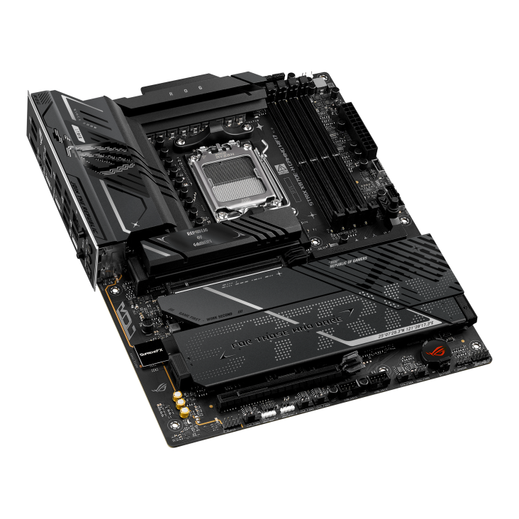 Материнская плата Asus ROG STRIX X870E-H GAMING WIFI7 (X870E-H GAMING WIFI7) [AM5, AMD X870E, 4xDDR 5, 4xM.2, 2xPCI-E x16, Standard-ATX]