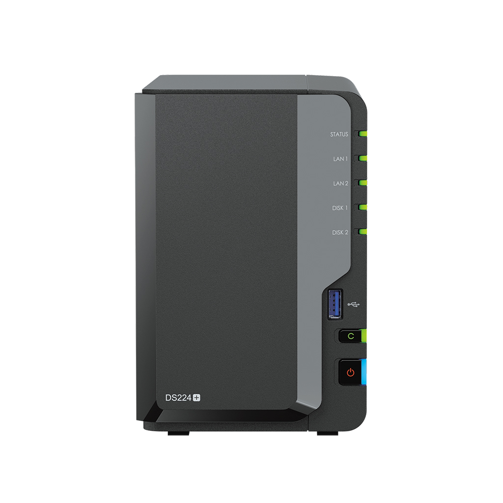 Сетевое хранилище Synology DS224+ 2xHDD NAS-сервер «All-in-1» - купить в  Forcecom.kz