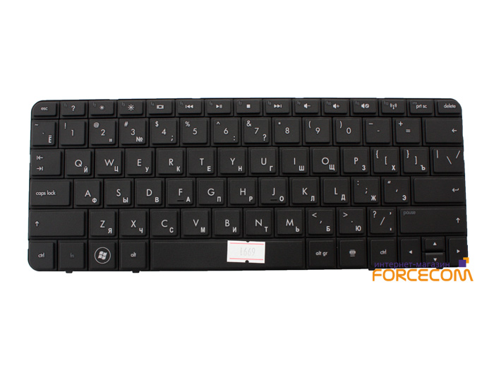 Клавиатура для ноутбука HP Mini 210-1000, RU, черная