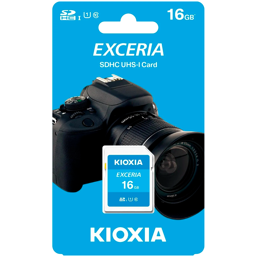 Карта памяти SD KIOXIA Exceria (N203) 16GB UHS I U1  (LNEX1L016GG4)