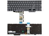 Клавиатура для ноутбука Lenovo 16ARH7/ IdeaPad 5 Pro/ 16IAH7, RU, подсветка, без рамки, серая