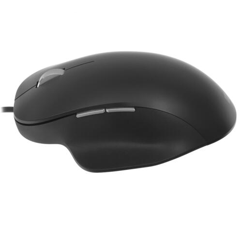Мышь Microsoft Ergonomic Черный USB [RJG-00010] [проводная, светодиодная, 1000 DPI]