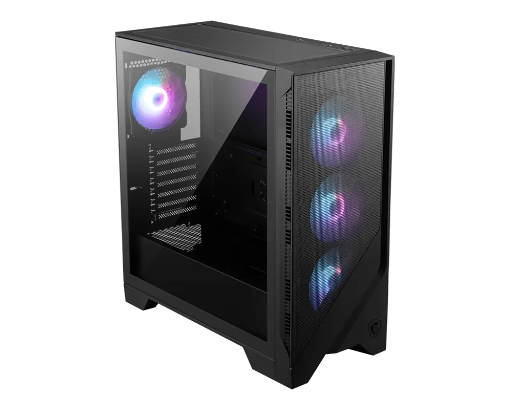 Корпус MSI MAG FORGE 321R AIRFLOW [Midi Tower, 4 x 120 мм ARGB, черный]