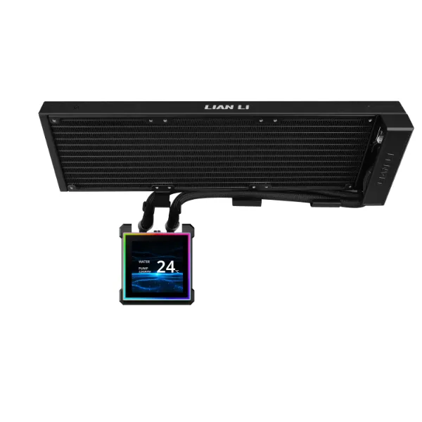 Система охлаждения Lian Li HydroShift II LCD-S 360 Fanless Black [120 мм, 3200 об/мин, 28 dB, 4 pin]