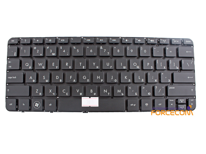 Клавиатура для ноутбука HP Mini 210-3000, RU, без рамки, черная