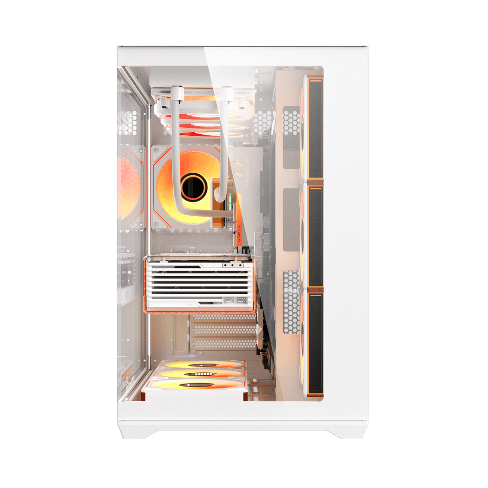 Корпус darkFlash C280 (DF-C280-EATX-WH) [Midi Tower, 7 x 120 мм ARGB, Белый]