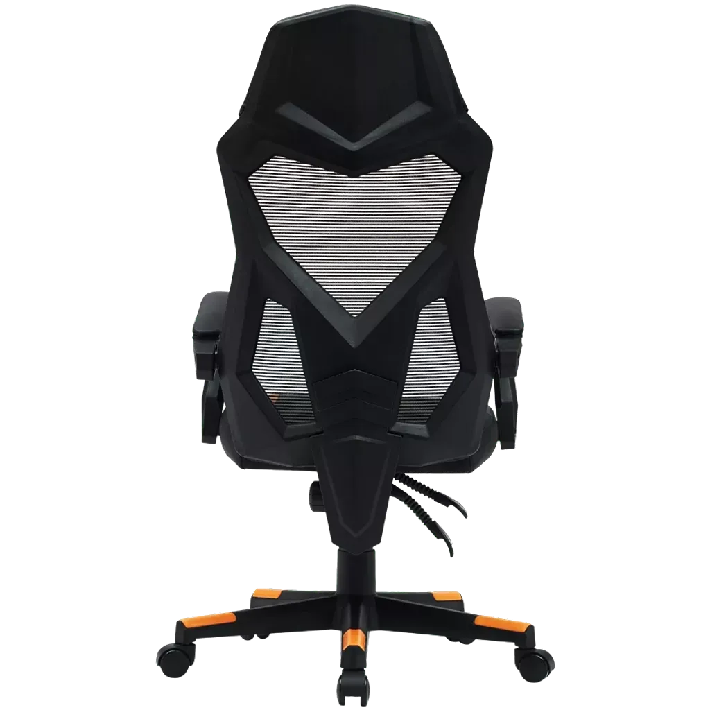 Игровое кресло CANYON gaming chair Flow MCH01 Mesh (CNE-MCH01) черный / оранжевый