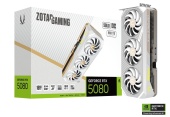Видеокарта Zotac RTX 5080 Solid OC White Edition (ZT-B50800Q-10P) [16 ГБ, GDDR7, 256 бит, HDMI, DisplayPort (3 шт)]