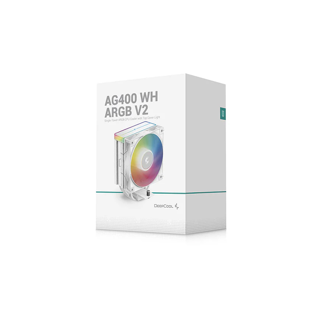 Система охлаждения DeepCool AG400 WH ARGB V2 [120 мм, 2000 об/мин, 31.6 дБ, 4 pin]