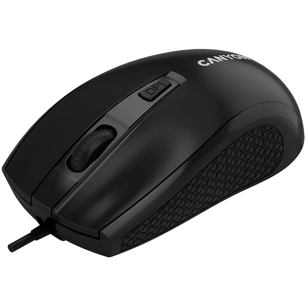 Мышь Canyon M-4 (CNE-CMS4) [проводная, светодиодная, 1600 DPI, черная]