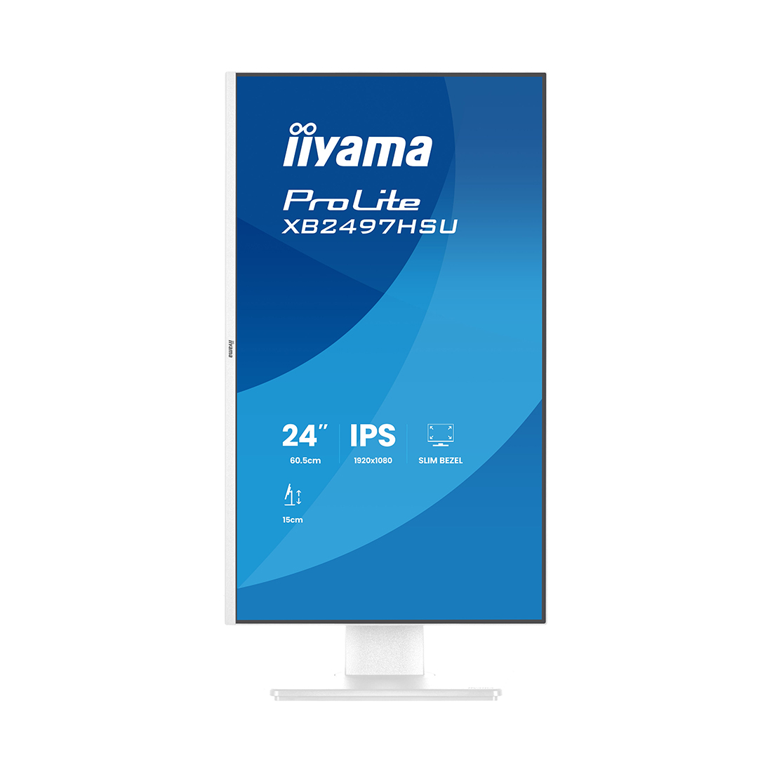 Монитор Iiyama ProLite (XB2497HSU-W1) [23.8", IPS, 1920x1080, 120 Гц, 4 мс, HDMI, DisplayPort]