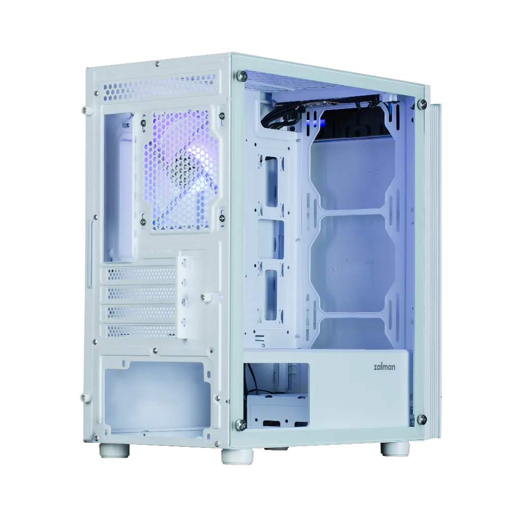 Корпус Zalman T4 PLUS WHITE [Midi Tower, 1 x 120 мм, белый]