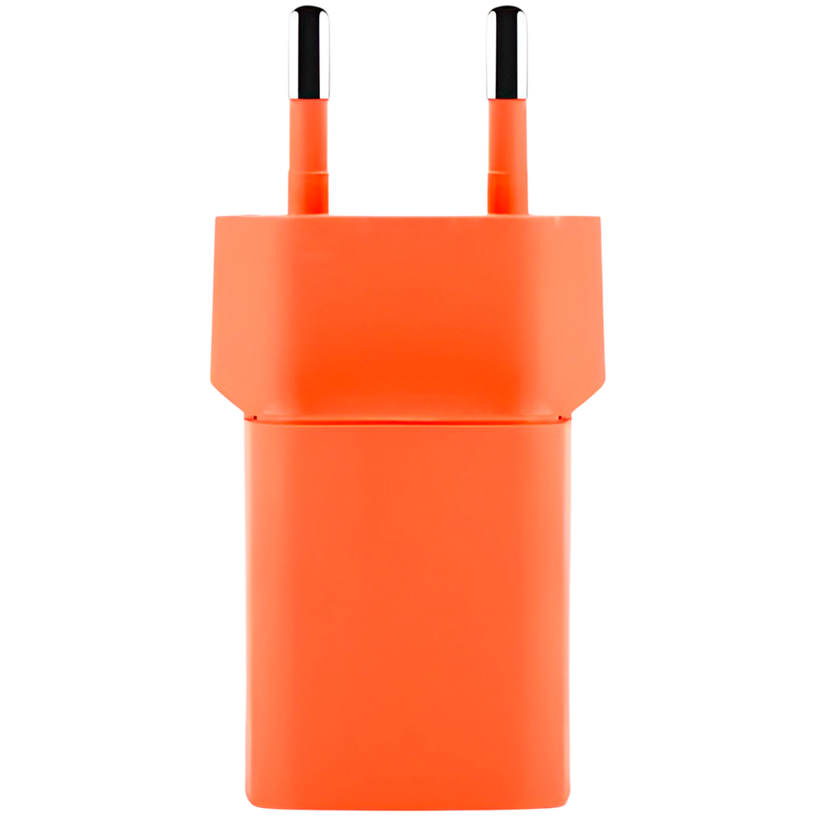 Зарядное устройство Ttec GAN 20W PD Travel (2SCG20LNT) Fast Charger + USB-C - Lightning Cable 120cm, Neon Orange