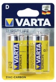 Батарейка VARTA Superlife Mono R20P/D (2 шт) 