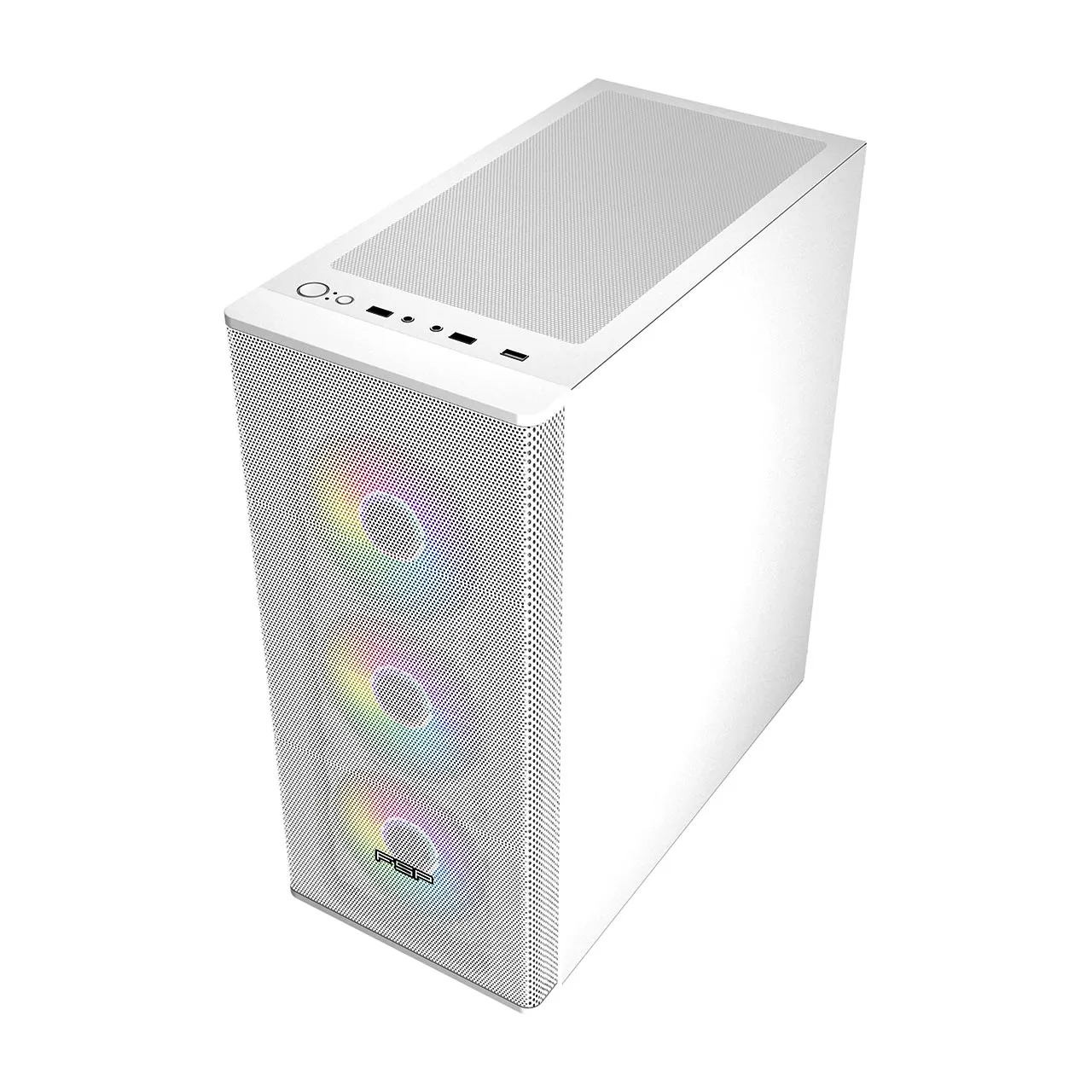 Компьютерный корпус FSP CMT196W, Без БП, 1xUSB3.0/2xUSB2.0, 4x ARGB 120mm, Glass, White, ATX - купить в интернет-магазине Forcecom.kz Компьютерный корпус FSP CMT196W, Без БП, 1xUSB3.0/2xUSB2.0, 4x ARGB 120mm, Glass, White, ATX
