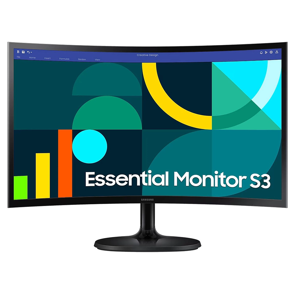 Монитор Samsung Essential S3 LS27D364GAIXCII [27", VA, 1920x1080, 100 Гц, 4 мс, HDMI, VGA (D-Sub)]