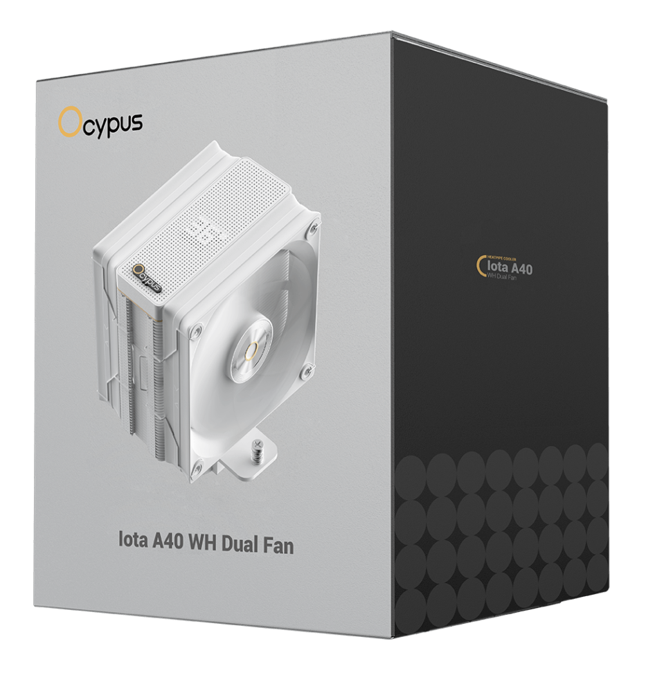 Система охлаждения Ocypus Iota A40 WH Dual FAN [120 x 120 мм, 2000 об/мин, 29 дБ, 4 pin]