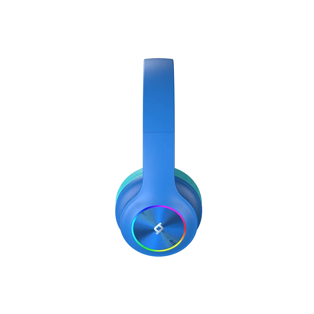 ttec SoundBuddy Funled Kids On-Ear Wireless Bluetooth Headphones (2KM172GM), синий