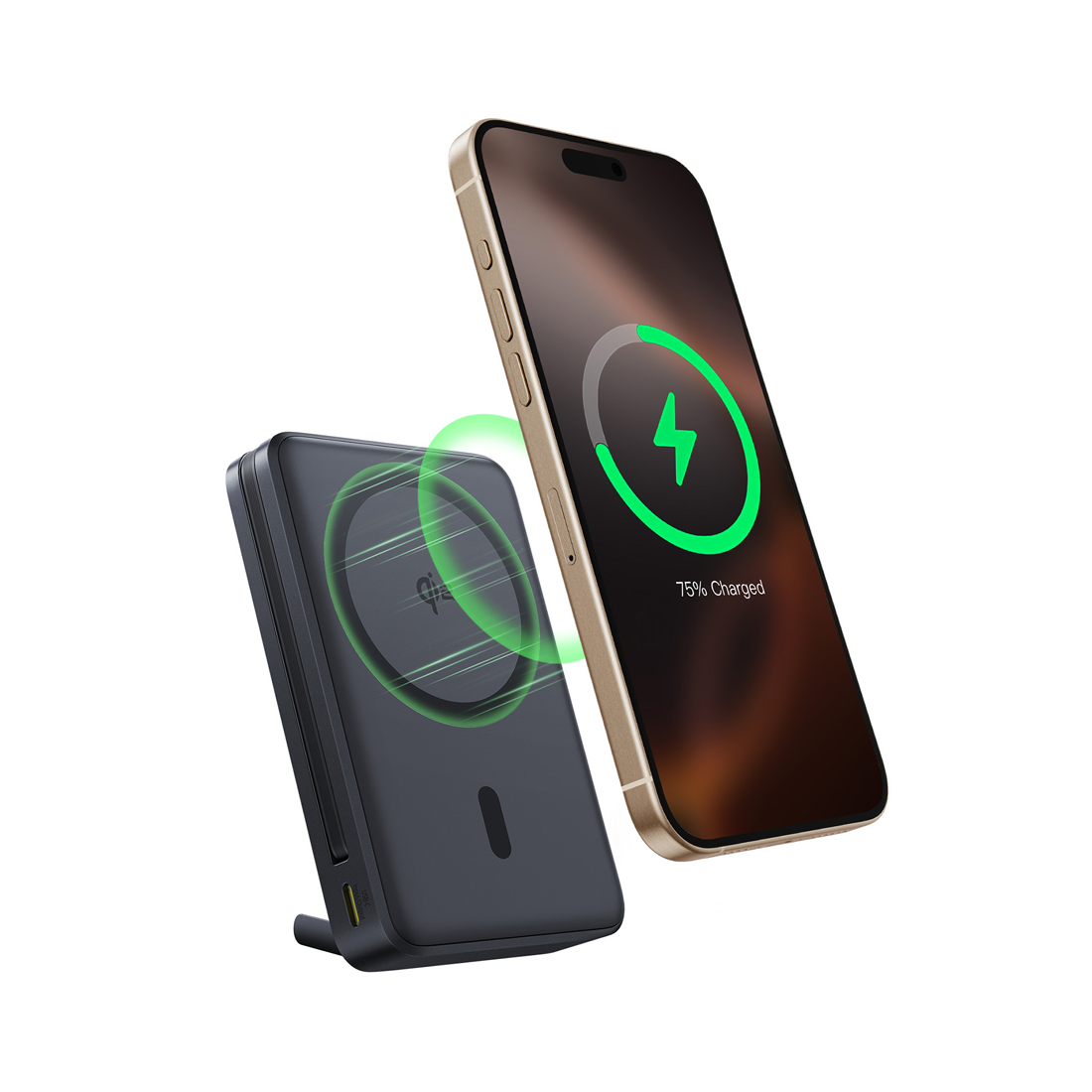 Портативный внешний аккумулятор Baseus Nomos Qi2 10000mAh 45W Черный (P10078800123-01)