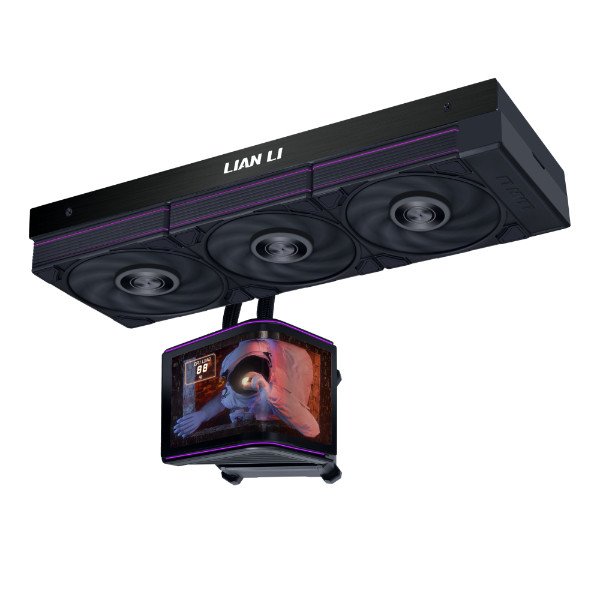 Водяное охлаждение для CPU Lian Li Hydroshift II OLED Curved 360TL 3x120 Black G89.GHS2OLDC36TB.00