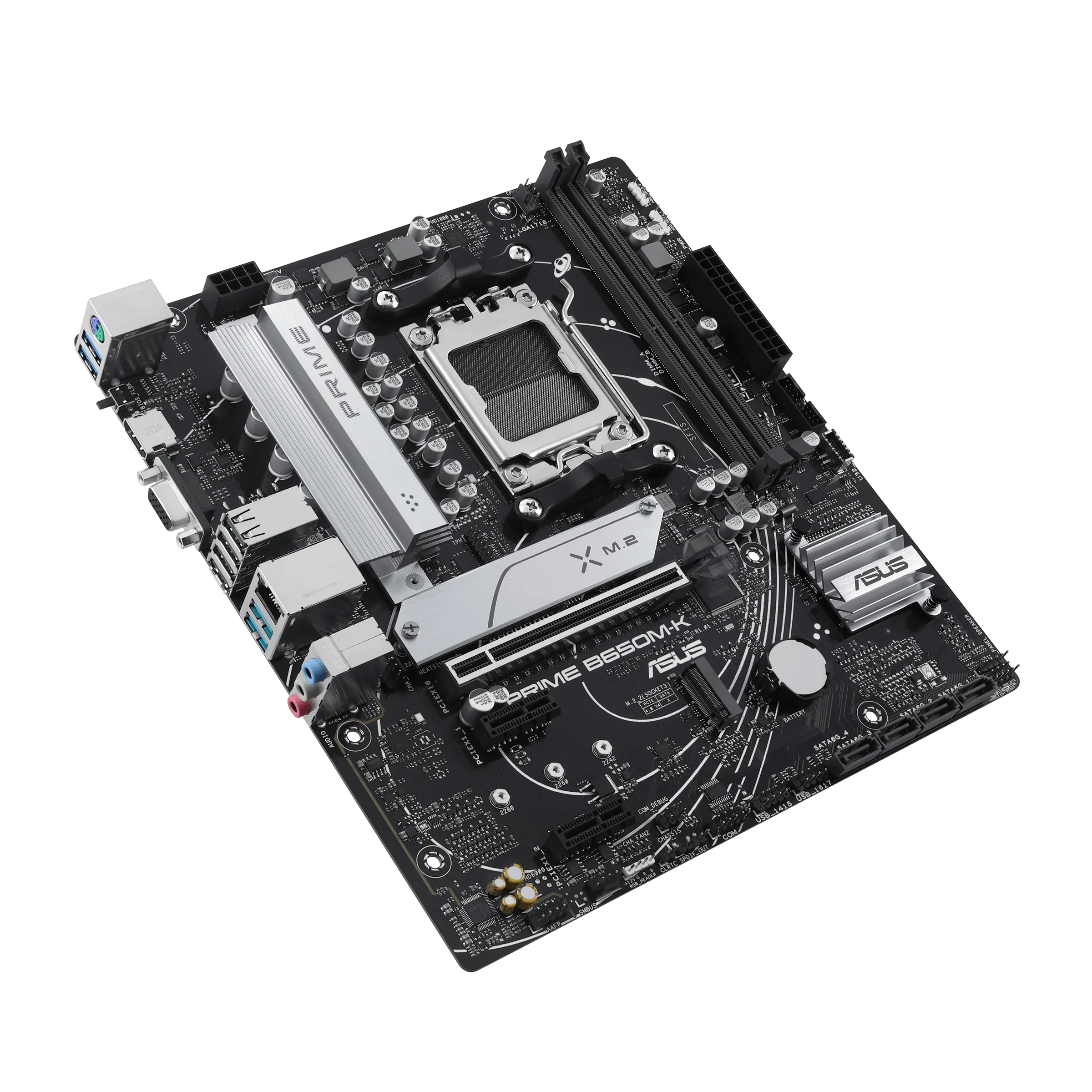 Материнская плата Asus PRIME B650M-K [AM5, AMD B650, 2xDDR 5, 2xM.2, 1xPCI-E x16, Micro-ATX]