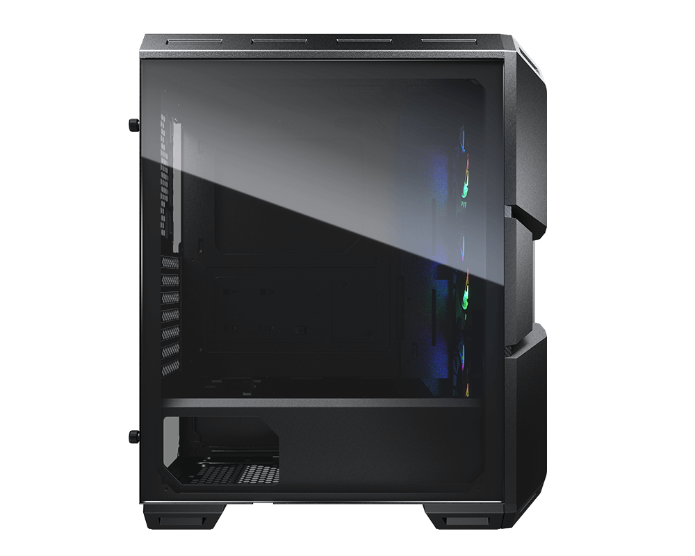 Корпус Cougar MX440 Mesh RGB (CGR-56C1B-MESH-RGB) [Midi Tower, 3 × 120 мм RGB, Черный]