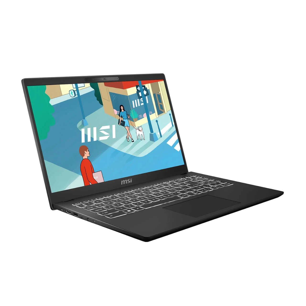 Ноутбук MSI Modern 15 H C13M-404XKZ (9S7-15H431-404) [15.6" Full HD, Core i5 13420H, 16 ГБ ОЗУ, 512 ГБ SSD, DOS]