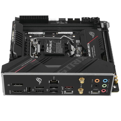 Материнская плата ASUS STRIX B560-I GAMING WIFI [LGA 1200, Intel B560, 2xDDR 4, 2xM.2, 1xPCI-E x16, Mini-ITX]