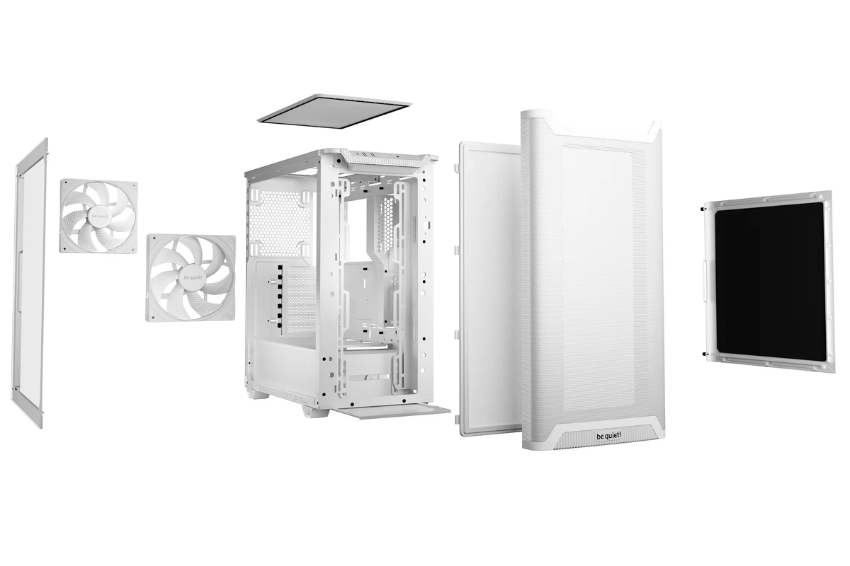 Корпус Be quiet! Pure Base 501 Airflow Window (BGW75) [Midi Tower, 2 x 140 мм, белый]