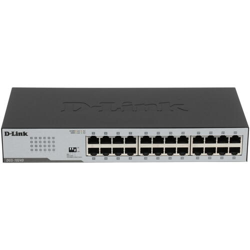 D-Link DGS-1024D/I1A Коммутатор неупр-ый гигабитный 24 порта