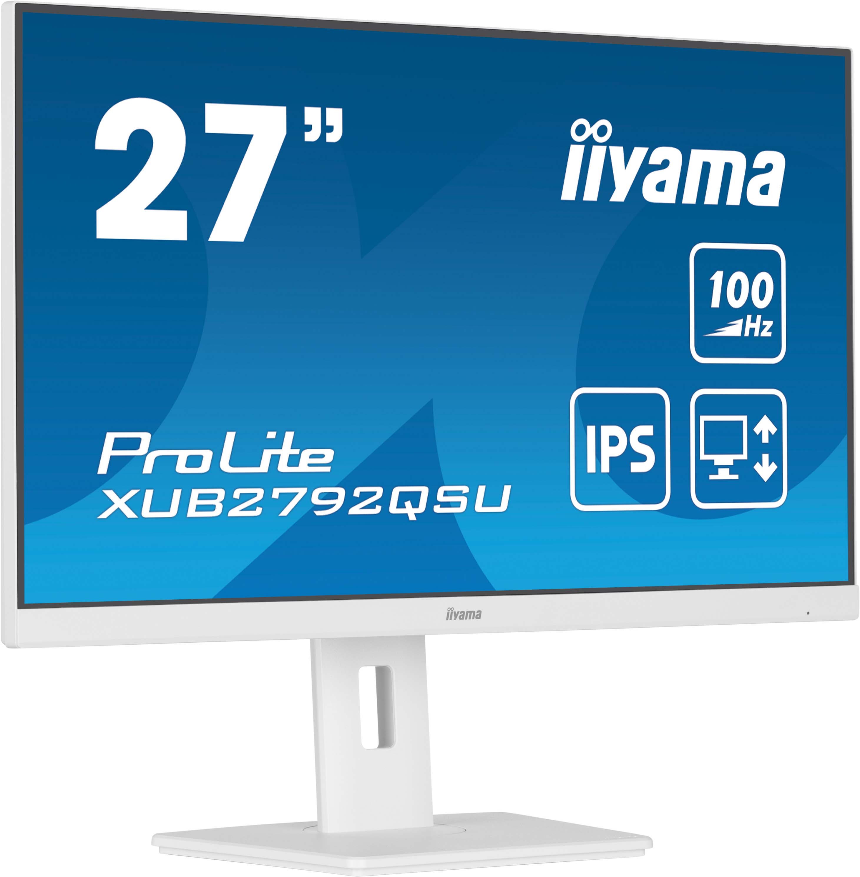 Монитор Iiyama ProLite PL2792Q (XUB2792QSU-W6) [27", IPS, 2560x1440, 100 Гц, 0.4 мс, HDMI, DisplayPort]