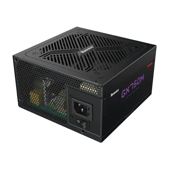 Блок питания HuntKey GX750M [750 Вт, 80 PLUS Gold, 4x SATA, 1 x 16 pin (12VHPWR), 2 x 6+2 pin PCIe, 2x 4+4 pin CPU, ATX]