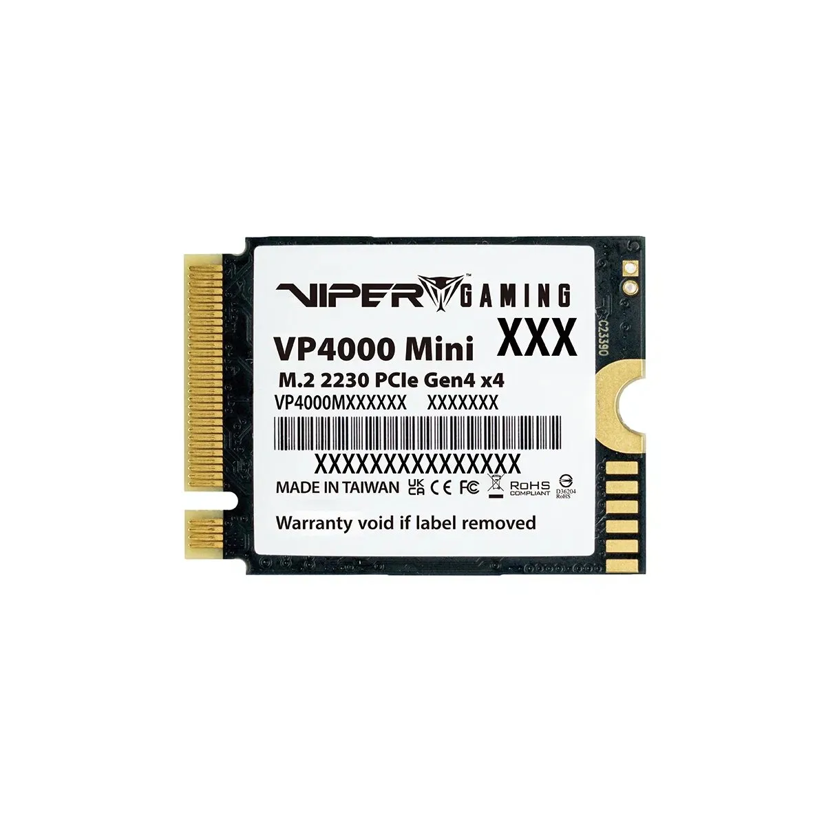 SSD-накопитель Patriot VP4000 Mini (VP4000M1TBM23) [1 ТБ, M.2, PCI-E, 5000/3500 МБ/с]