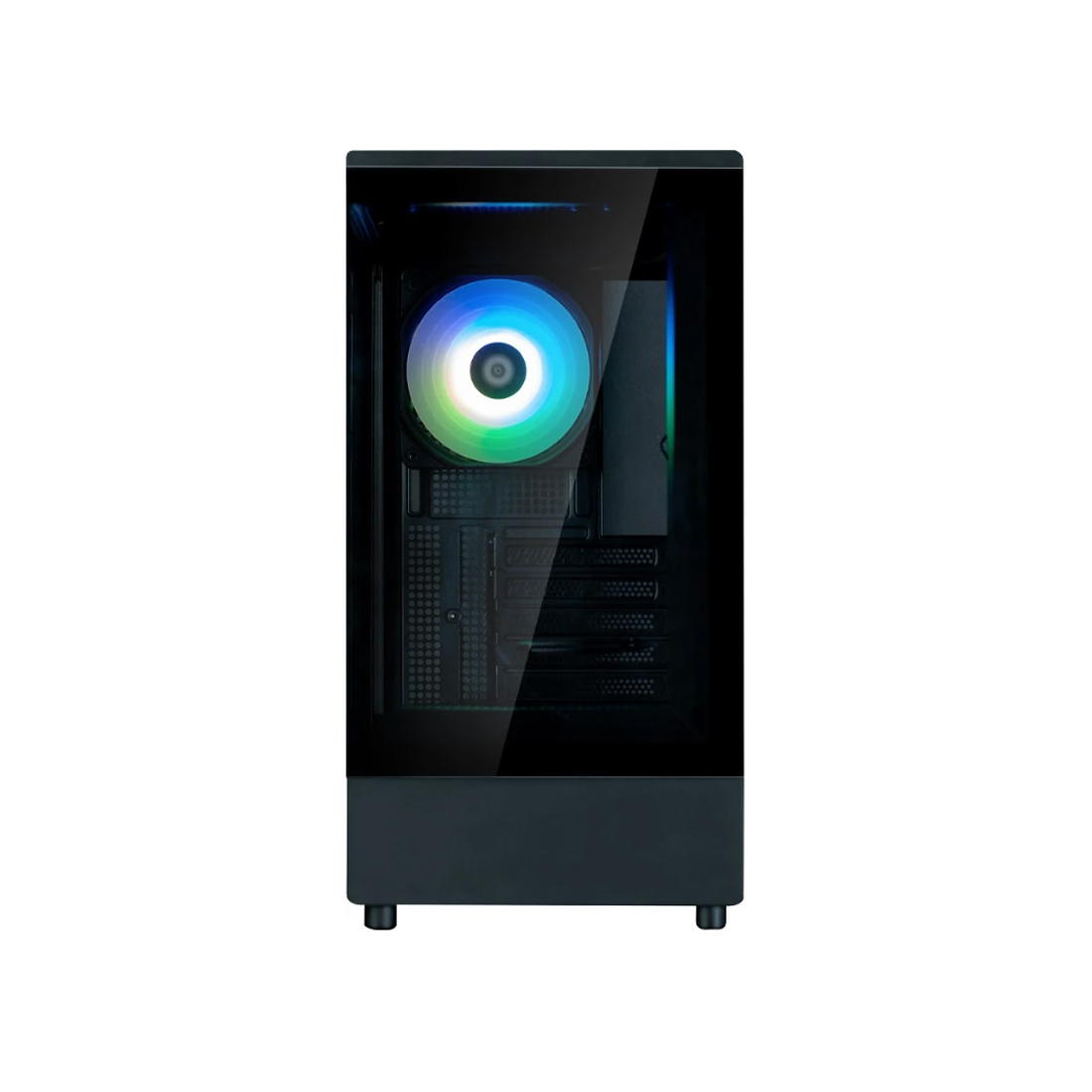 Корпус Zalman P10 Black [Mini Tower, 1 x 120 мм ARGB, черный]