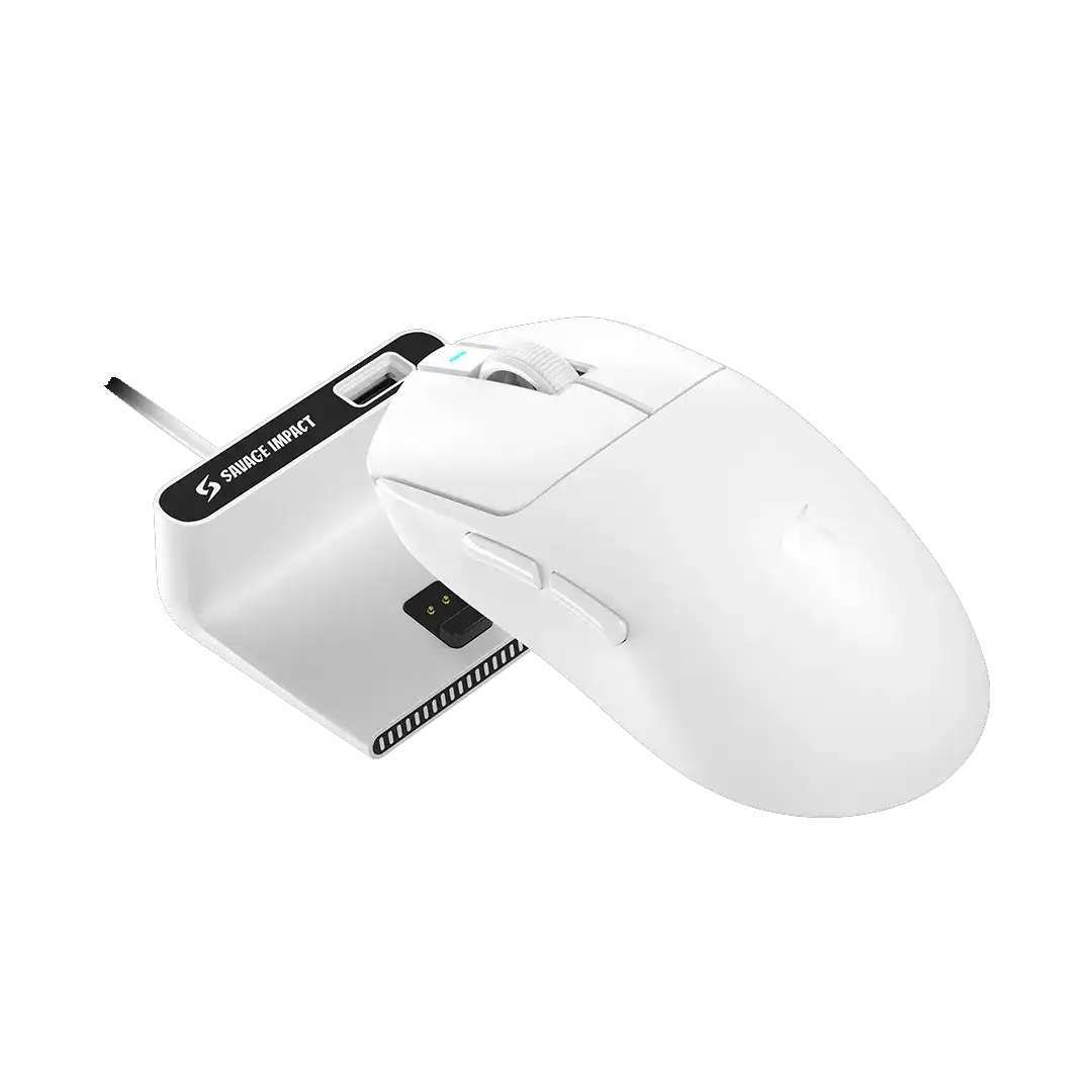 Мышь Bloody SG5 [беспроводная, светодиодная, 30000 DPI, 8000 Гц, белая]