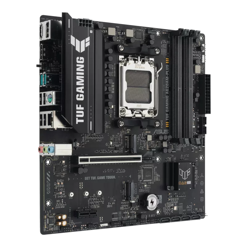 Материнская плата Asus TUF GAMING A620AM-PLUS [AM5, AMD A620, 4xDDR 5, 2xM.2, 1xPCI-E x16, Micro-ATX]