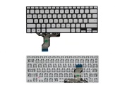 Клавиатура для ноутбука Asus X420/ X420F/ X420U/ A420F/ A420, без подсветки RU, серебристая